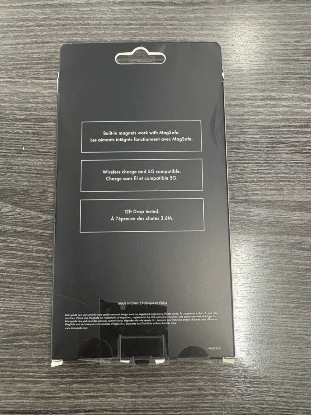 kate spade Floral Protective iPhone 16 Case - Clear with Black & White Flowers